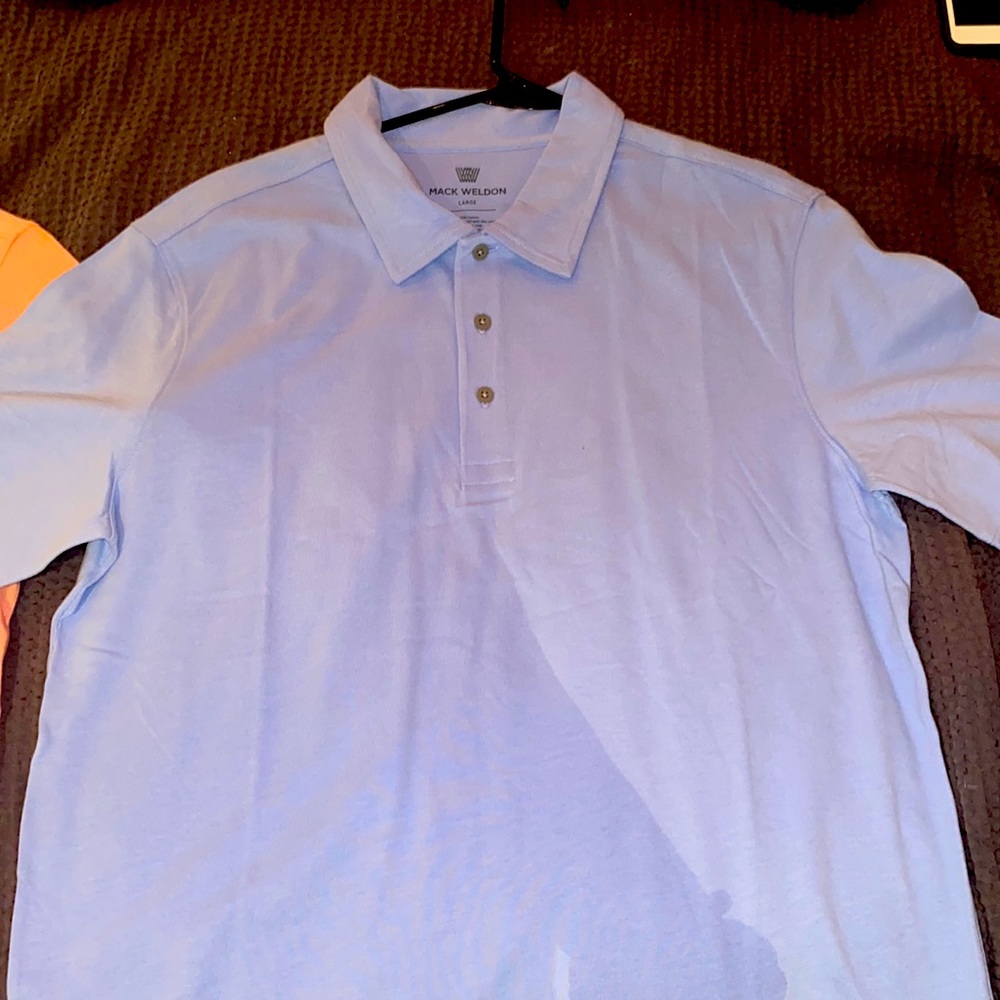 ( TWO )Mack Weldon Polo t shirts. (Brand New)